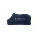 Marineblauer Tiermantel mit dem Text "W - Health & Care ICE LAYER" auf der Seite gedruckt.