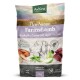 Ein 7 kg Beutel Aniforte PureNature FarmsLamm Hundefutter, mit Lamm und Süßkartoffel, mit Illustrationen von Gemüse und einem Hund.