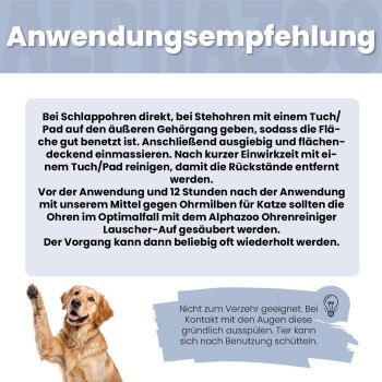ALPHAZOO-Team in einem Tiergeschäft mit Menschen und Hunden, die nachhaltige Haustierprodukte mit "Made in Germany"-Logos bewerben.