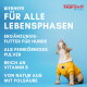 Supravit Best Friends-Etikett zeigt einen runden Haufen Bierhefepulver und den sichtbaren Text 'BIERHEFE für Hunde'.