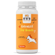 Behälter mit "GelenkFit für Hunde" Hundesupplement-Pulver, 175g, mit einem orangefarbenen Etikett und einer verspielten Hundillustration, die die Gelenkgesundheit fördert.