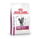 Royal Canin Veterinary Renal Select Katzenfutterbeutel mit einer Illustration einer grauen getigerten Katze und rotem Logo auf weißem Hintergrund.