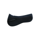 Schwarze Haustierpflegehandschuh mit strukturierter Oberfläche und Riemen für sicheren Sitz, entworfen für einfaches Entfernen von Fell.