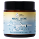 Braunes Glas Yuki Cares Mauke-Creme, 100ml, beschriftet zur Unterstützung bei Mauke, mit Inhaltsstoffen wie Aloe Vera und Borretin.