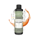 Flasche Alphazoo Alpha-Immun Haustierergänzungsöl mit Spritzern und Symbolen, die Immununterstützung, natürliche Rezeptur und fachliche Entwicklung hervorheben.