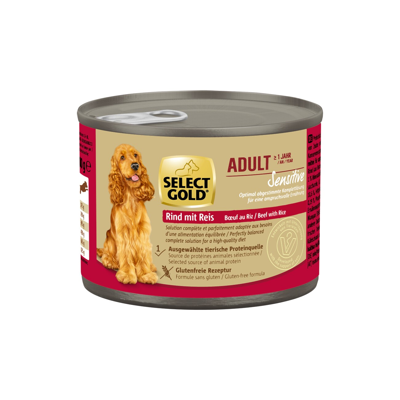 trockenfutter mit hohem fleischanteil katze Adult-Fit Rind