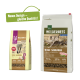 Zwei Real Nature Katzenfutterverpackungen: "Wilderness" (2,75 kg) mit "10% EXTRA" und "Wide Savannah" (2,5 kg) mit aufgelisteten Zutaten.