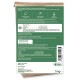 5-kg-Braunpapiertüte mit grünem Etikett für Hundefutterflocken, mehrsprachige Zutatenangaben, Fütterungsanleitung und Barcode.