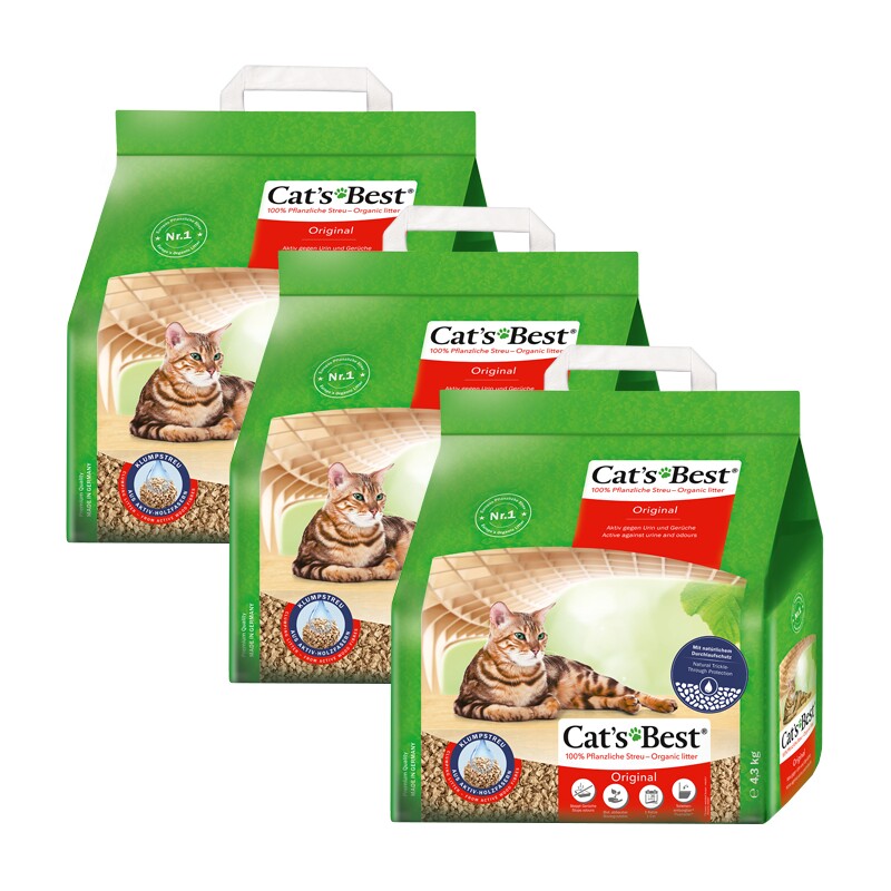 Cat's Best Original 3x4,3 kg