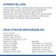 Huisdiervoeding verpakking met ingrediëntenlijst in het Nederlands, inclusief kippenmeel, aardappelzetmeel en gedroogde groenten, plus voedingsanalyse.