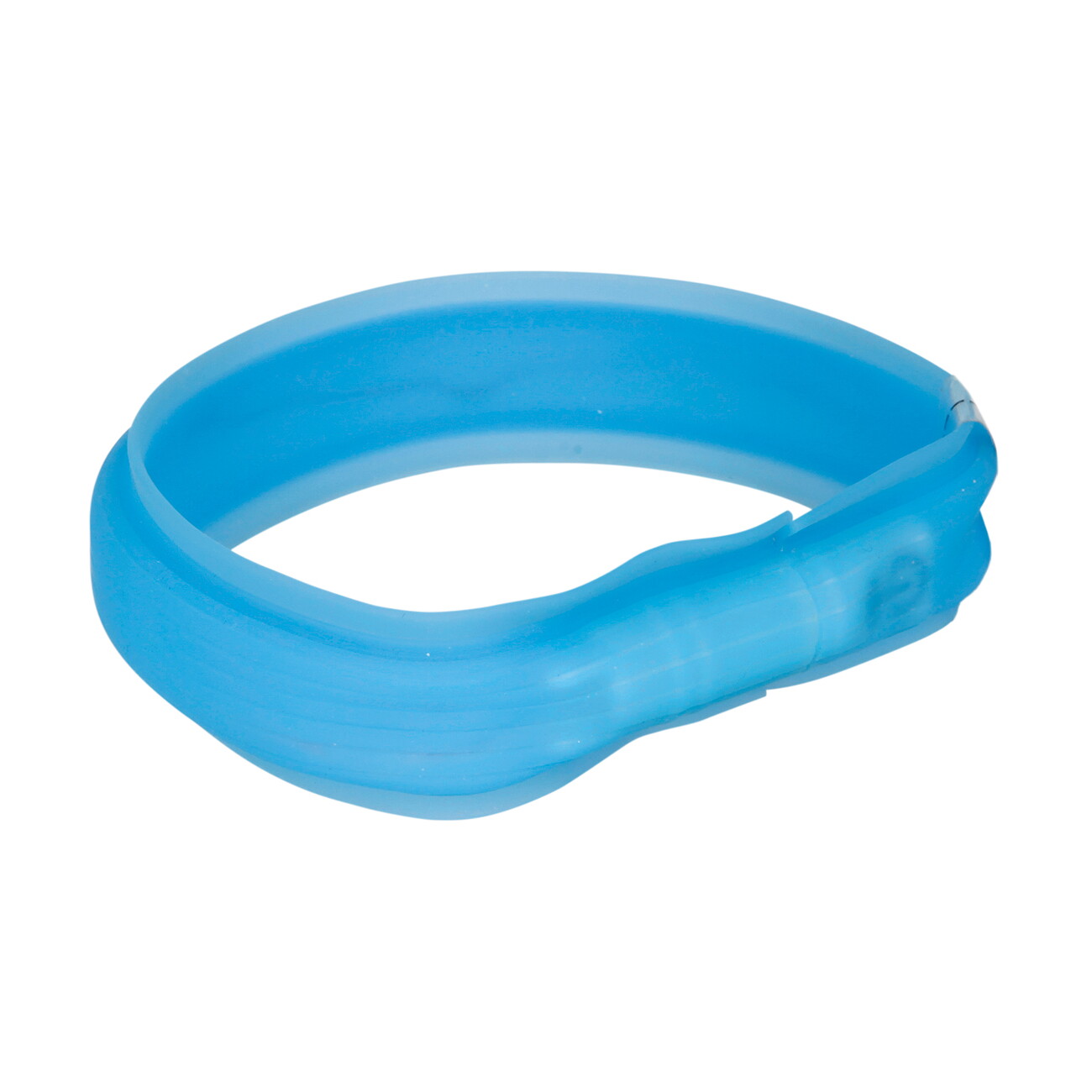 Trixie Flash Light Band USB Adjustable LED Safety Collar Blue Size M-L 50cm30mm - Image 3