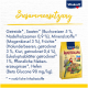 Vitakraft Verpackung für australisches Vogelfutter mit Zutatenliste: Getreide, Samen, Mineralien, getrocknete Früchte und Kräuter.
