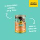 Dose deuka Begleithundfutter mit der Bezeichnung 'Fiete' mit Huhn- und Lammgeschmack, erhältlich in 400g und 800g Größen, mit einem leicht zu öffnenden Deckel.