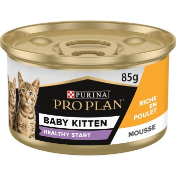 PURINA Baby Kitten HEALTHY START Mousse Riche en Poulet 24 x 85 g