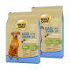 Zwei Beutel Select Gold "MAXI SENIOR" Hundefutter für Hunde über 25 kg, ab 8 Jahren, mit einer sensiblen Ente und Kartoffel-Formel.
