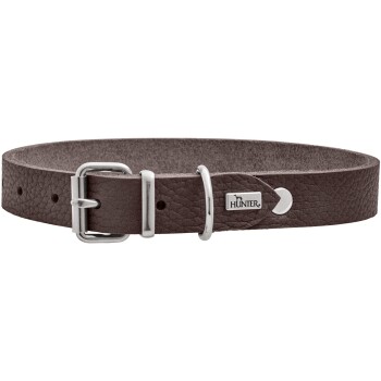 Halsband Grenaa dunkelbraun L