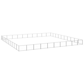 Hundezwinger Stahl silber 10 m, 10 m, 70 cm
