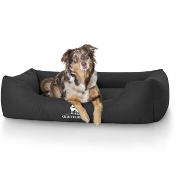 Hundebett Finlay aus Nylongewebe schwarz XXL