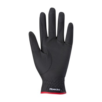 Reithandschuhe Roeck Grip S Lona schwarz 8 cm