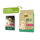 Emballage de nourriture pour animaux Select Gold avec un sac "Mini Adult Sensitive" à gauche et "Mini Adult" à droite, présentant une image de caniche.