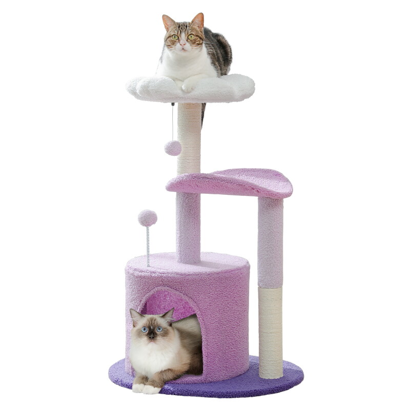 Pawz Road Kratzbaum 84cm Kaktus Katzenbaum Sisalstamm