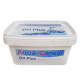 Weißer Behälter mit der Aufschrift 'Aqua-Cereal GH Plus' mit blauen Wasser-Grafiken, der ein Produkt zur Verbesserung der Wasserhärte anzeigt.