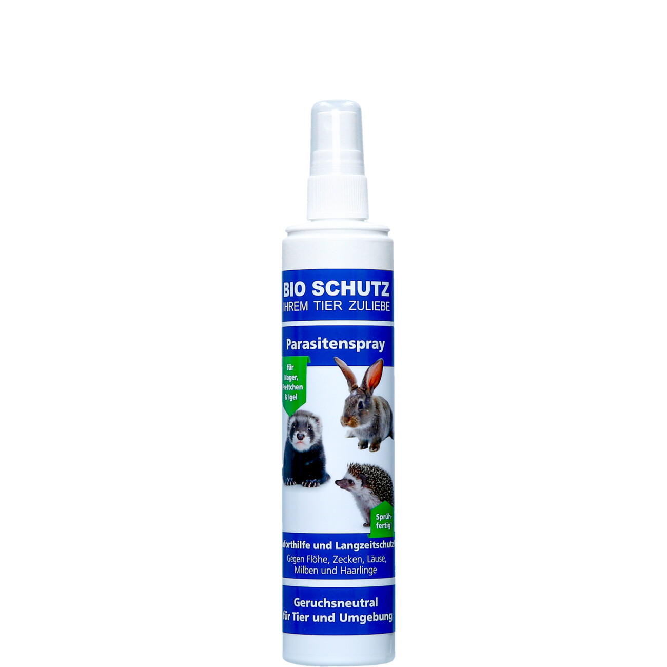 Bio Schutz Parasitenspray für Nager Frettchen und Igel 150 ml Sprühflasche - Image 2