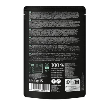 mokra karma dla kota Adult w galaretce Classic czysty indyk z olejem z łososia i kocim zielem 12x85 g