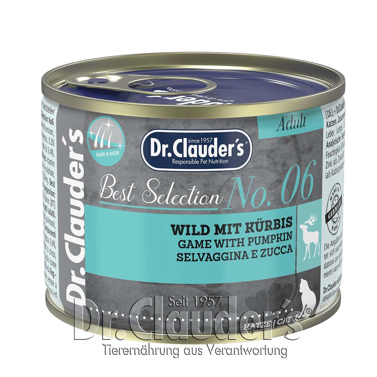 Dr. Clauder's Best Selection No6 Wild mit Kürbis 12x200 g