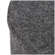 Nahaufnahme eines grauen Filz-Haustierbettes, das seine weiche Textur und runde Form zeigt, ideal für den Komfort von Haustieren.