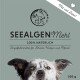 Verpackung von Algenmehl, beschriftet mit "SEEALGENMehl", zeigt das Gesicht eines Hundes mit "100% NATÜRLICH" und "Einzelfuttermittel für Hunde."