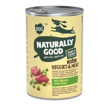 Veggies & Meat 6 x 400 g Groch i wołowina 6x400 g