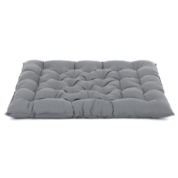 Größenvorschläge für Hundebetten von Doctor Bark, die Abmessungen und geeignete Hunderassen für die Größen S bis XXL detailliert.