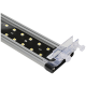 LED-Aquariumleuchte mit mehreren gelben LED-Lampen, ausgestattet mit einer klaren Halterung für eine einfache Installation.