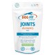Weißer wiederverschließbarer Beutel mit Aufschrift 'DOG FIT JOINTS elements large' — Premium-Gelenkpflege für Hunde, 100% frei von Zusatzstoffen