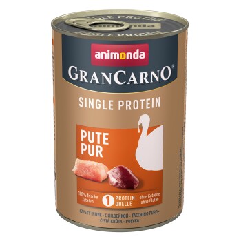 GranCarno Single Protein 6x400g Pute pur