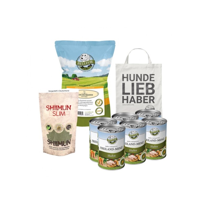 Bellfor Sparset Hundefutter Nass mit Huhn für kleine Hunde mit Gewichtsproblemen