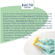 BactoFacto®-ALLin1-Reiniger wird auf einer Oberfläche verwendet, mit Text, der seine Wirksamkeit gegen Gerüche und Flecken von Urin beschreibt.