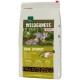 Tüte Real Nature Wilderness Kittenfutter mit verspielten Kätzchen vor einem Waldhintergrund, beschriftet mit "True Country" mit Huhn und Fisch.