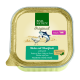 Real Nature pet food for adult cats, featuring chicken, tuna, and flaxseed. Labels read "Huhn mit Thunfisch und Leinöl" and "Naturlich."