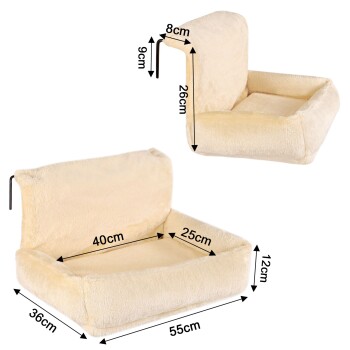 DAJASD Katzenbett Für Heizkörper - Plüsch Hängematte Mit Metallrahmen