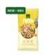 Gelbe Real Nature Frish Junior-Hundefuttertüte mit Schale mit Huhn und Gemüse, Bild eines kleinen Hundes und grünem „NEW - NEU“-Label