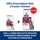 Sacs de nourriture pour chatons Hill’s Prescription Diet i/d Digestive Care avec étiquette « Nouveau », texte en français.