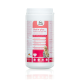 Behälter mit Biotin-plus MSM & B-Komplex-Tabletten für Hunde und Katzen, mit einem rosa Etikett, das ernährungsbezogene Angaben und Anwendungshinweise enthält.