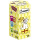 Bunte sechseckige Box mit Dreamies-Katzenleckerlis und einer verspielten Katze, beschriftet mit "Seasons Treatings" und enthält 8 Packungen mit 30 g Leckerlis plus 15 g Katzenminze.
