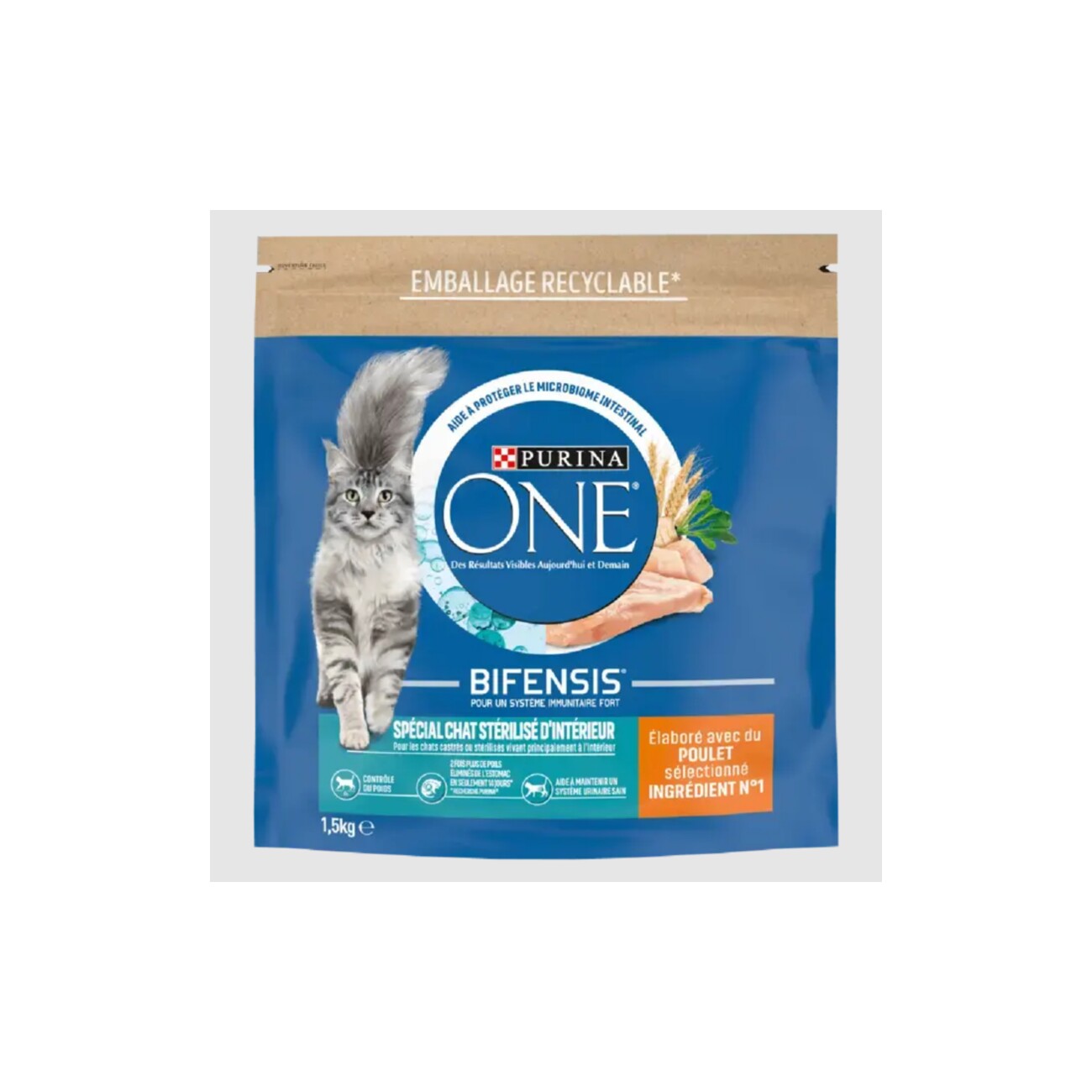 Poulet Purina One 10kg PURINA ONE Sterilcat Poulet Pour Chat