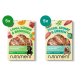 Zwei Packungen Nutriment schonend gedämpftes frisches Hundefutter, eine mit Lamm, Kürbis & Brokkoli, eine mit Pferd, Spinat & Erbsen.