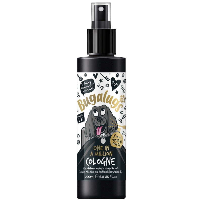 Bugalugs One in a Million Hundeparfüm Luxuriöser Designerduft mit Aloe Vera & Pro-Vitamin B5 Vegan & pH-neutral