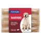 FIT+FUN KAUSTICKS chew sticks pack (4 pieces) with golden retriever photo and visible text 'Chew Sticks'