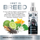 Flasche Bugalugs Best in Breed Hundekölnisch mit Inhaltsstoffen und Duftnoten wie Bergamotte, schwarzer Johannisbeere, Apfel und Ananas.